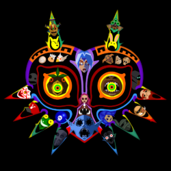 Majora’s Mask Wallpapers featuring all the masks
