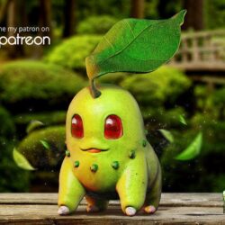 Realistic Pokemon: Chikorita by KaiKiato