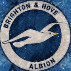 Download wallpapers Brighton and Hove Albion FC, 4k, logo, geometric