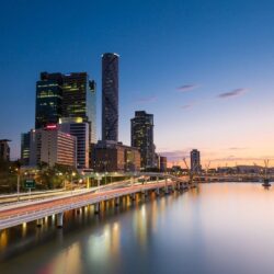 Australia, Brisbane, City, Cityscape, Skyscraper, River