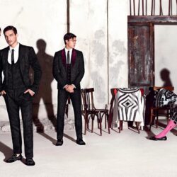 Travis Cannata, Xavier Serrano & Misa Patinszki for Dolce & Gabbana SS15