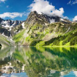 Mountain Landscape Nature Lake Wallpapers Hd 95465 : Wallpapers13