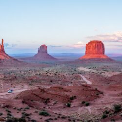 sunsets in the monument valley 4k wallpapers and backgrounds