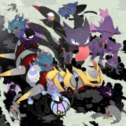 Gastly, Haunter, Misdreavus, Mismagius, Shuppet, Banette, Drifloon