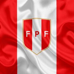 Download wallpapers Peru national football team, logo, emblem
