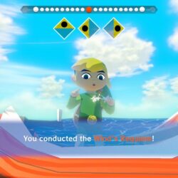 The Legend of Zelda: The Wind Waker HD screenshots show gameplay