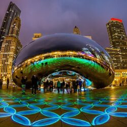 Image For > Chicago At Night Wallpapers