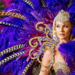 carnival girl dress decoration feathers HD wallpapers