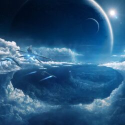 Outer space planets prometheus wallpapers