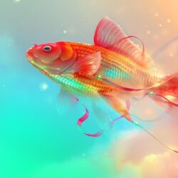 Download Goldfish, Digital Art, Underwater Wallpapers for