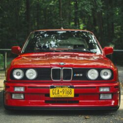 Download Wallpapers Bmw, E30, M3, Red, Tuning Full HD