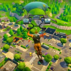 Fortnite Battle Royale” lets 100 gamers battle it out on 1 map to
