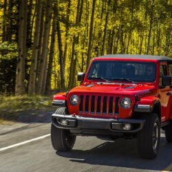 Photos Jeep Wrangler Rubicon 2018 Red Cars