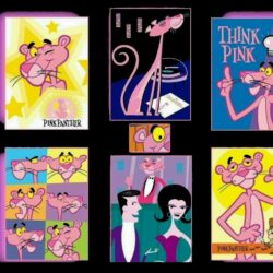 Think Pink via The Pink Panther – Free Wallpapers Graphic