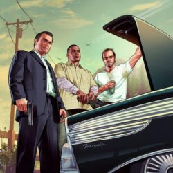 Rockstar release new GTA 5 wallpapers. Official cover revealed