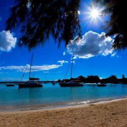 Bright day at mauritius wallpapers