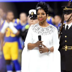 Gladys Knight sang ‘brave’ twice during Super Bowl national anthem