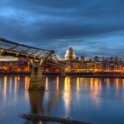 London Millennium Bridge desktop backgrounds