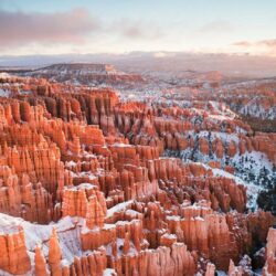 Winter Time In Bryce Canyon National Park Wallpapers