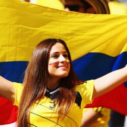 Colombia Female Football Fan Wallpapers