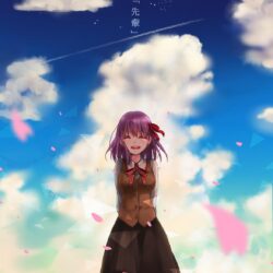HD wallpaper: Fate Series, Fate/Stay Night, anime girls, Sakura