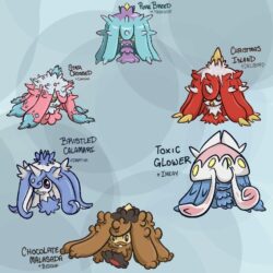 Mareanie Variants by PonyPaintSplatter