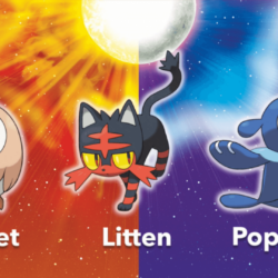 Pokemon Sun and Moon starter final evolutions