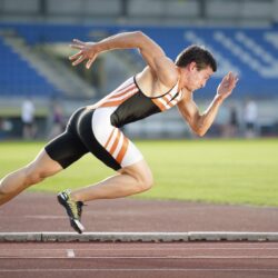 Wallpapers man, athletics, sprinting image for desktop, section