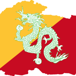 Bhutan flag 2 » Image