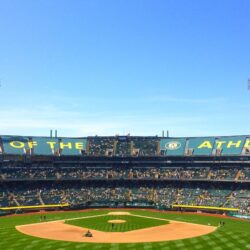 Oakland Athletics Ballpark Wallpapers Desktop Backgrounds