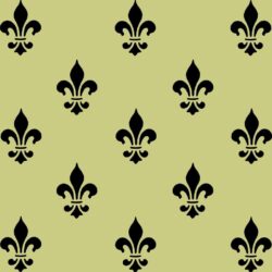 Fleur de lis Wallpapers Stencil – Artistic Stencil Designs