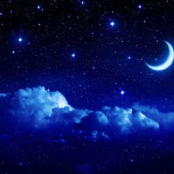 landscape star sky moon year crescent cloud clouds night tale