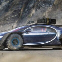 Bugatti Chiron gets Baja clothes in PhotoShop