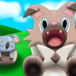 px Rockruff Wallpapers