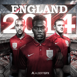 England 2014 National Team design by AlbertGFX by AlbertGFX on