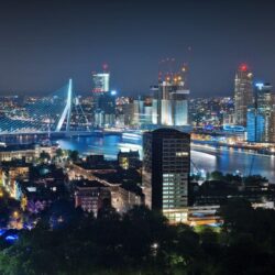 Photo Collection Rotterdam Skyline Wallpapers By