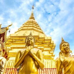 Wat Phra That Doi Suthep Buddhist Temple Chiang Mai Thailand UHD 4K