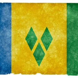 Saint Vincent and the Grenadines Grunge Flag HD Wallpapers