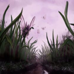 Pokesafari: Venomoth and the tall grass by SebasVishno