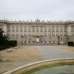 File:Royal Palace of Madrid from Plaza de Oriente