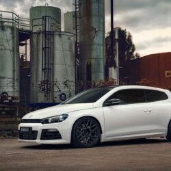 White Volkswagen Scirocco wallpapers