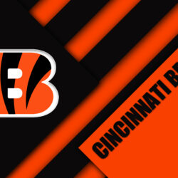 Cincinnati Bengals, 4k, Logo, Nfl, Black Orange Abstraction,