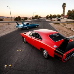 Download Wallpapers Dodge charger daytona, Rear view