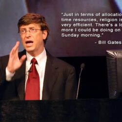 Bill Gates about religion desktop PC and Mac wallpapers