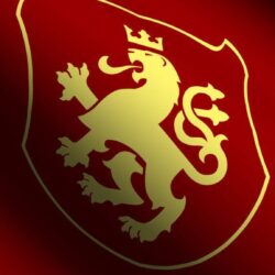 Golden Lion Realistic Flag Wallpapers 1