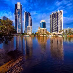 Gold Coast City, Queensland on the East Coast of Australia