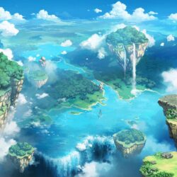 Backgrounds Anime Landscape Download. in 2020