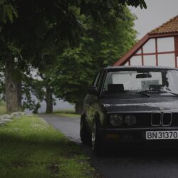 BMW E28, Norway, Summer, Rain, Stance, Stanceworks, Low Wallpapers