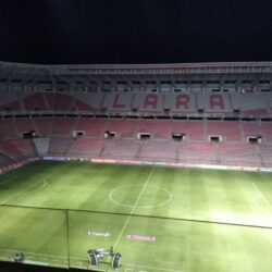 Deportivo Lara vs. Emelec quedó suspendido por falta de energía