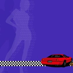 Red car in Grand Theft Auto: Vice City wallpapers